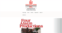 Desktop Screenshot of fouralarmproductions.com